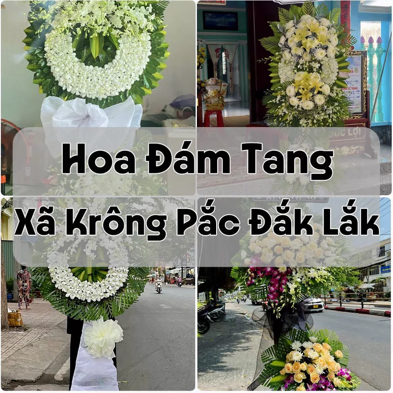 Đặt Hoa Đám Tang Xã Krông Pắc Đắk Lắk | Giao Hoa Nhanh