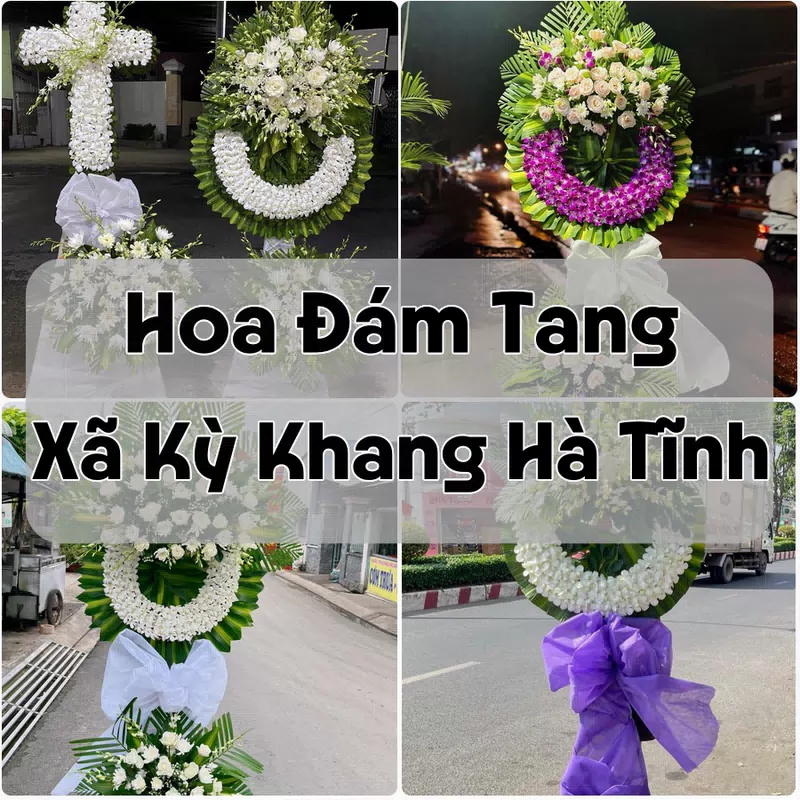 Đặt Hoa Đám Tang Xã Kỳ Khang Hà Tĩnh | Hoa Chia Buồn