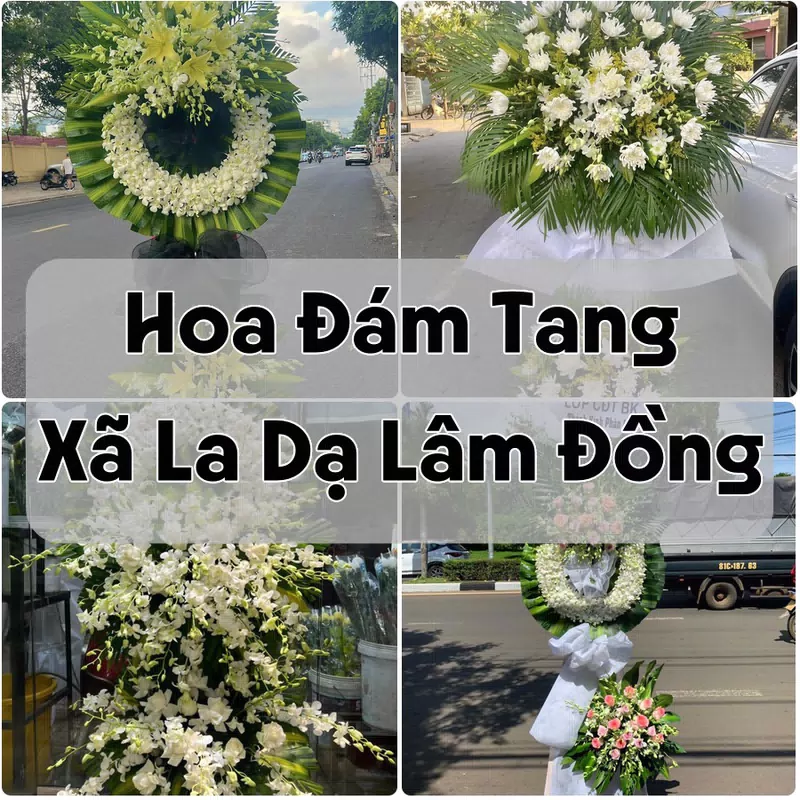 Đặt Hoa Đám Tang Xã La Dạ Lâm Đồng | Hoa Chia Buồn