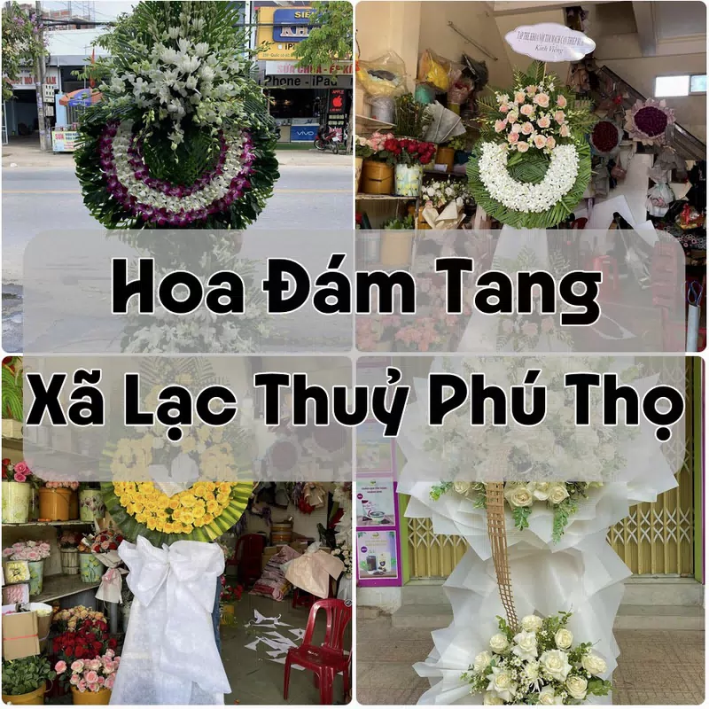 Đặt Hoa Đám Tang Xã Lạc Thuỷ Phú Thọ | Đặt Hoa Nhanh