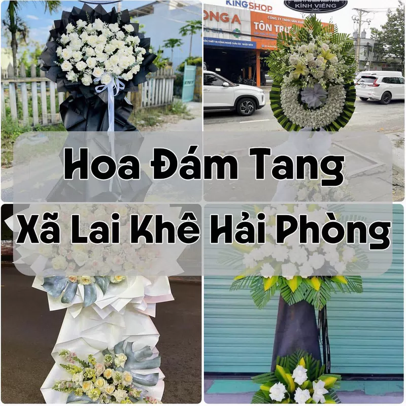 Đặt Hoa Đám Tang Xã Lai Khê Hải Phòng | Giao Tận Nơi