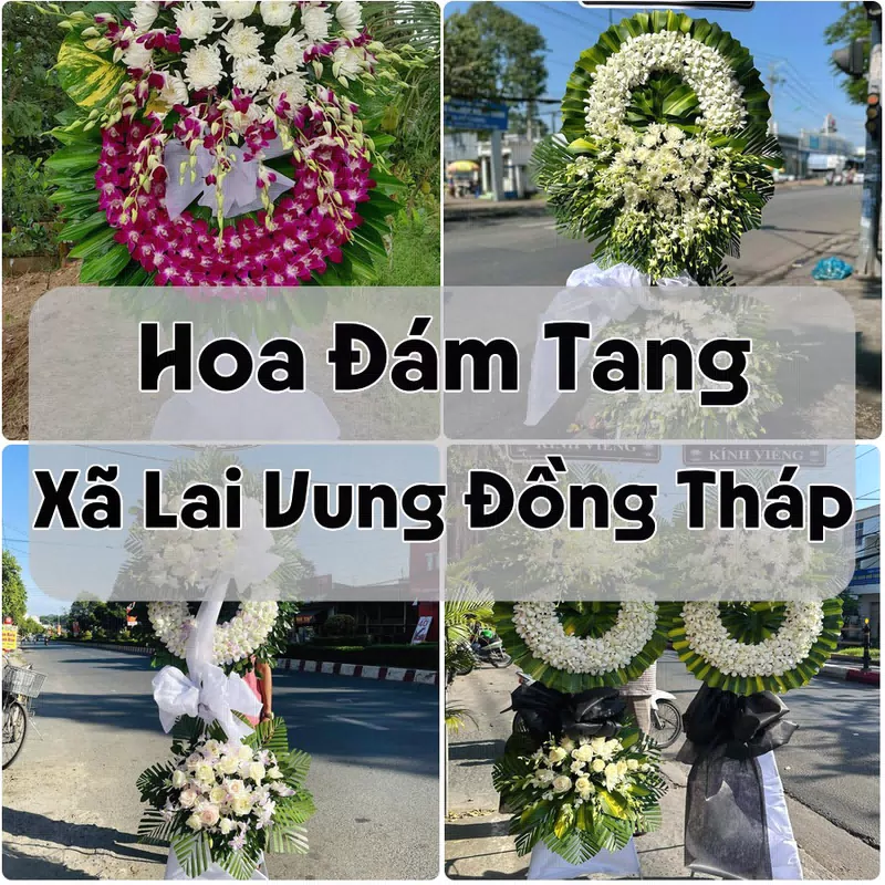 Đặt Hoa Đám Tang Xã Lai Vung Đồng Tháp | Đặt Hoa Nhanh