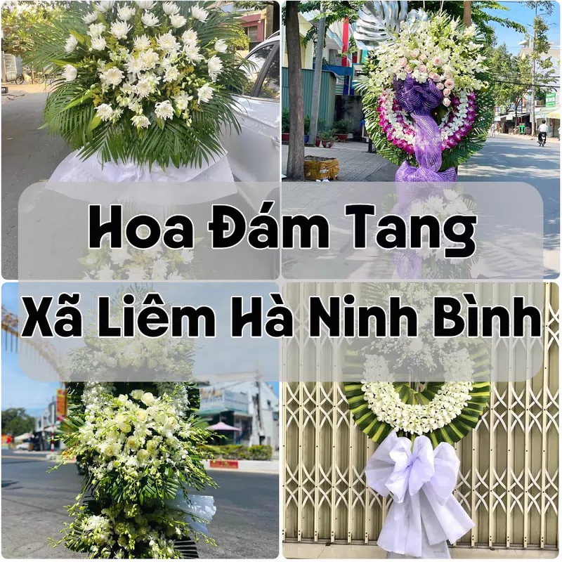 Đặt Hoa Đám Tang Xã Liêm Hà Ninh Bình | Giao Tận Nơi