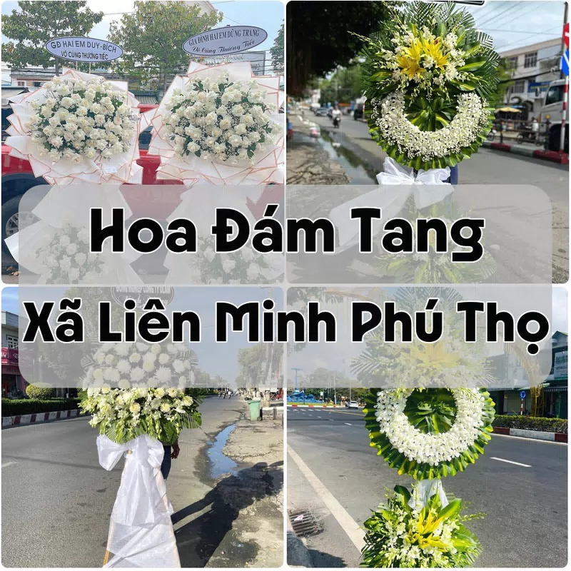 Đặt Hoa Đám Tang Xã Liên Minh Phú Thọ | Hoa Tang Lễ