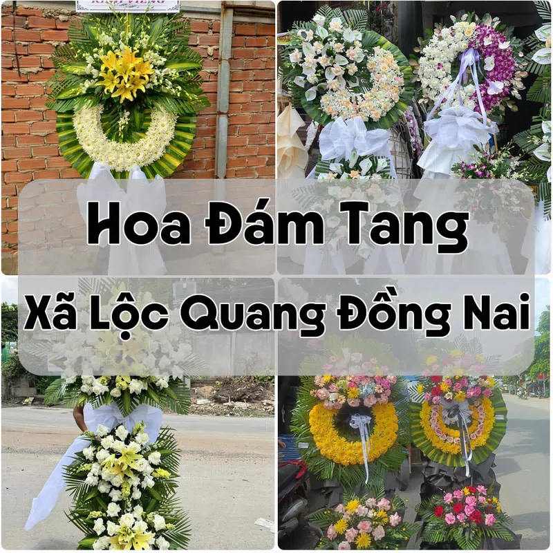 Đặt Hoa Đám Tang Xã Lộc Quang Đồng Nai | Đặt Hoa Viếng