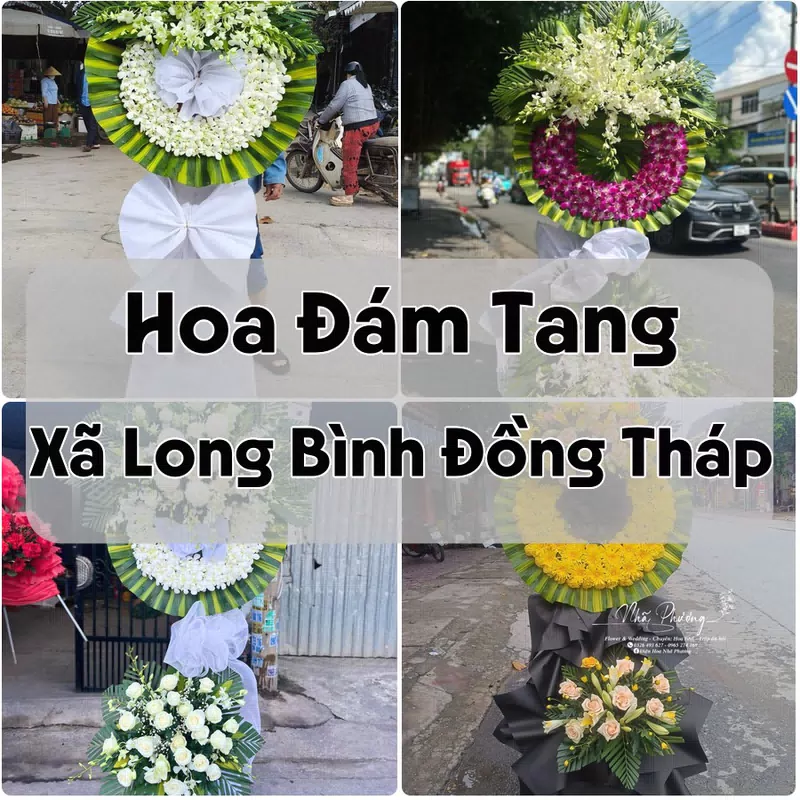 Đặt Hoa Đám Tang Xã Long Bình Đồng Tháp | Giao Hoa Nhanh