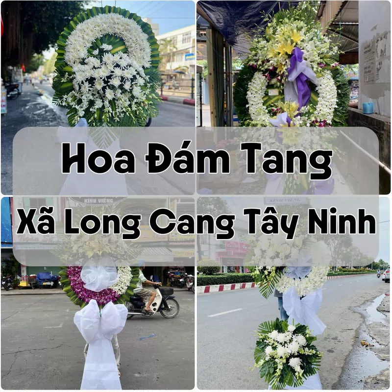 Đặt Hoa Đám Tang Xã Long Cang Tây Ninh | Giao Tận Nơi