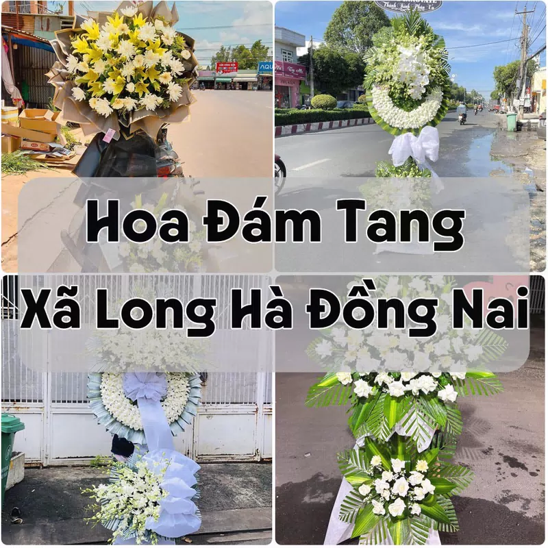Đặt Hoa Đám Tang Xã Long Hà Đồng Nai | Hoa Chia Buồn