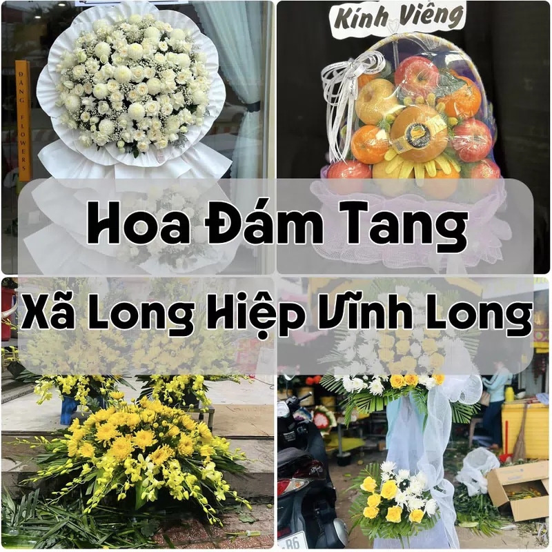 Đặt Hoa Đám Tang Xã Long Hiệp Vĩnh Long | Giao Tận Nơi