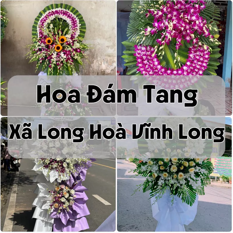 Đặt Hoa Đám Tang Xã Long Hoà Vĩnh Long | Hoa Chia Buồn