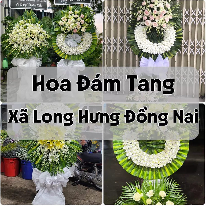 Đặt Hoa Đám Tang Xã Long Hưng Đồng Nai | Đặt Hoa Viếng