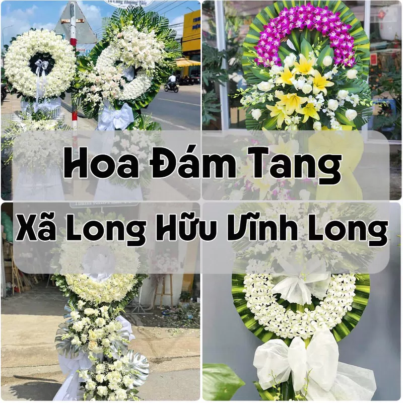 Đặt Hoa Đám Tang Xã Long Hữu Vĩnh Long | Giao Hoa Nhanh