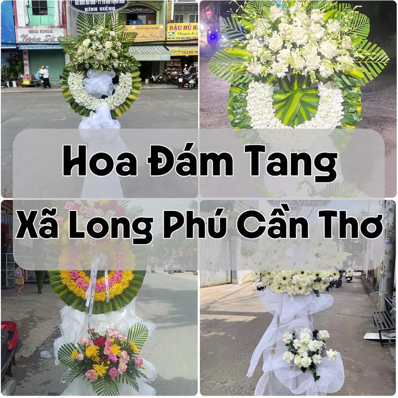 Đặt Hoa Đám Tang Xã Long Phú Cần Thơ | Hoa Chia Buồn
