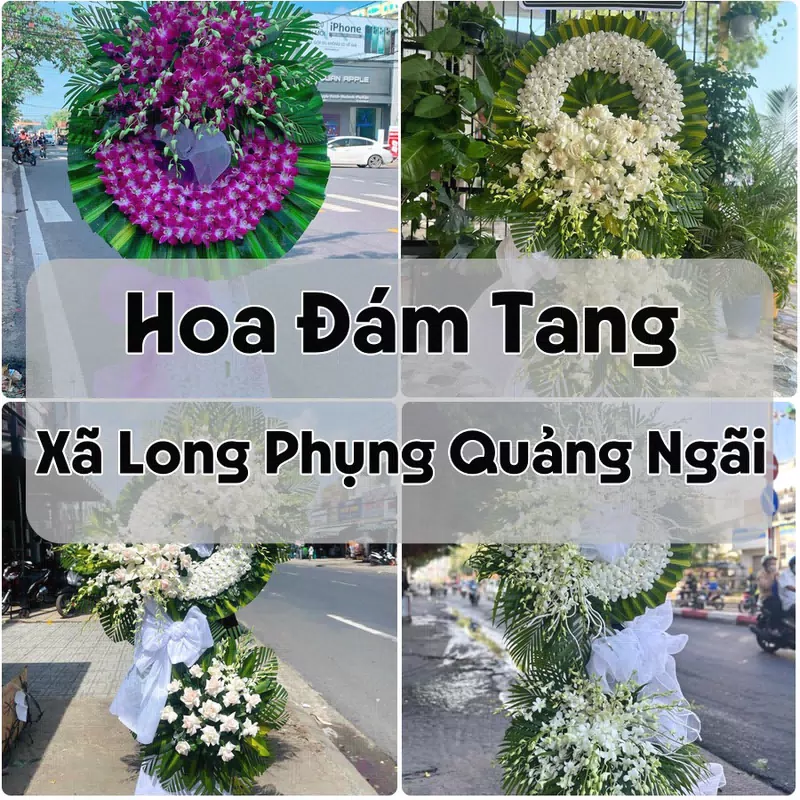 Đặt Hoa Đám Tang Xã Long Phụng Quảng Ngãi | Đặt Hoa Nhanh