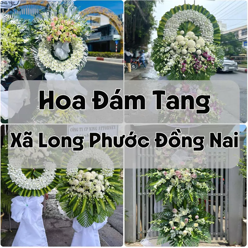 Đặt Hoa Đám Tang Xã Long Phước Đồng Nai | Hoa Tang Lễ