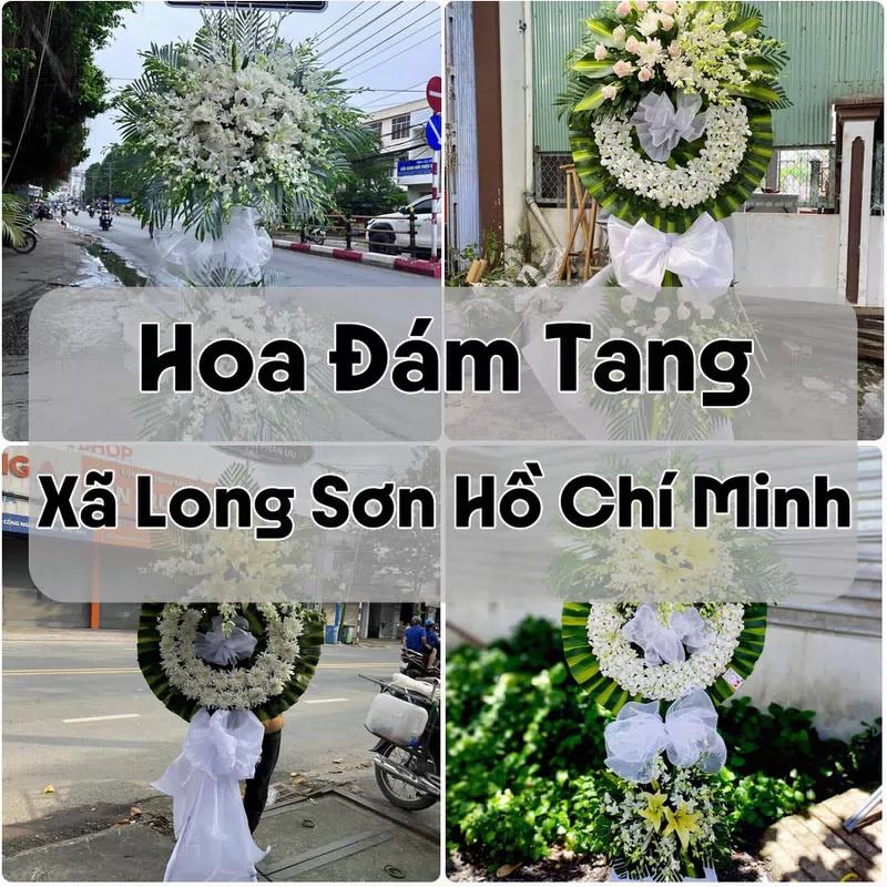 Đặt Hoa Đám Tang Xã Long Sơn Hồ Chí Minh | Hoa Tang Lễ