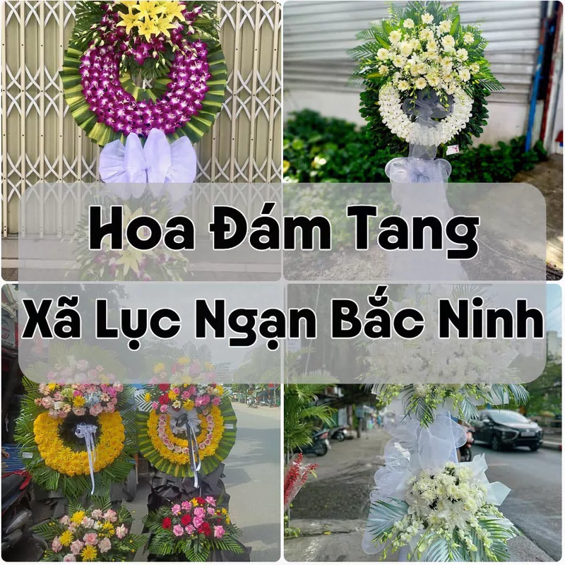Đặt Hoa Đám Tang Xã Lục Ngạn Bắc Ninh | Giao Tận Nơi