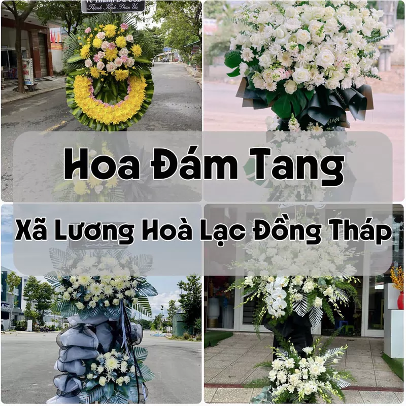 Đặt Hoa Đám Tang Xã Lương Hoà Lạc Đồng Tháp | Đặt Hoa Nhanh