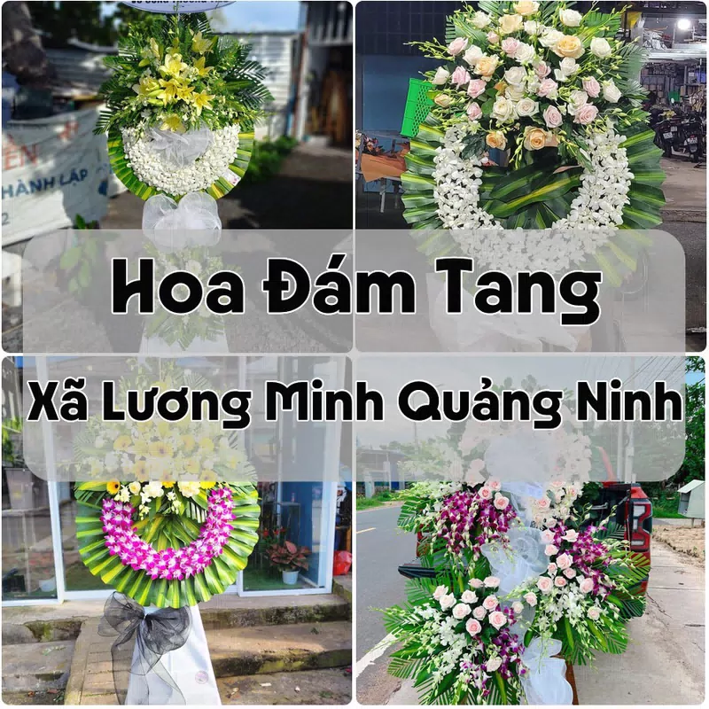 Đặt Hoa Đám Tang Xã Lương Minh Quảng Ninh | Hoa Tang Lễ
