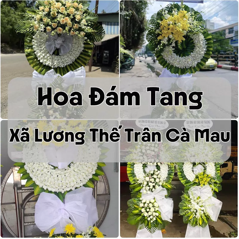Đặt Hoa Đám Tang Xã Lương Thế Trân Cà Mau | Đặt Hoa Nhanh