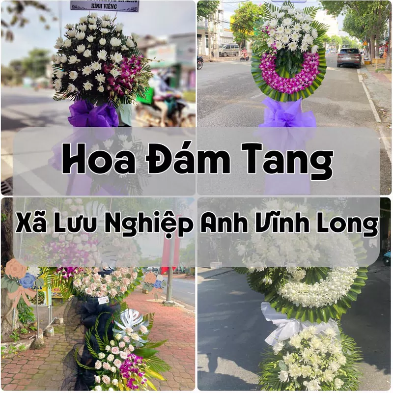 Đặt Hoa Đám Tang Xã Lưu Nghiệp Anh Vĩnh Long | Hoa Tang Lễ