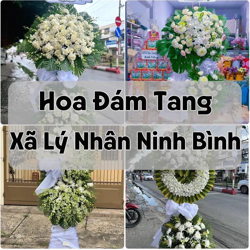 Đặt Hoa Đám Tang Xã Lý Nhân Ninh Bình | Giao Hoa Nhanh