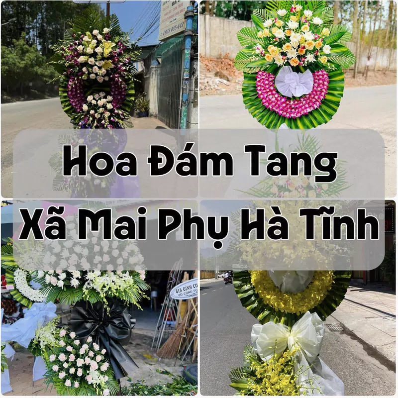 Đặt Hoa Đám Tang Xã Mai Phụ Hà Tĩnh | Giao Hoa Nhanh