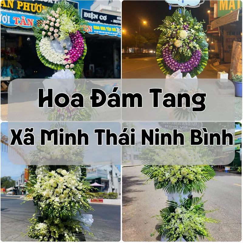 Đặt Hoa Đám Tang Xã Minh Thái Ninh Bình | Giao Hoa Nhanh
