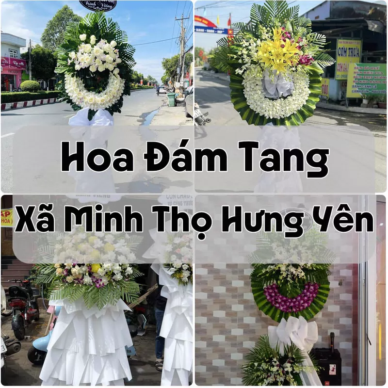 Đặt Hoa Đám Tang Xã Minh Thọ Hưng Yên | Hoa Chia Buồn