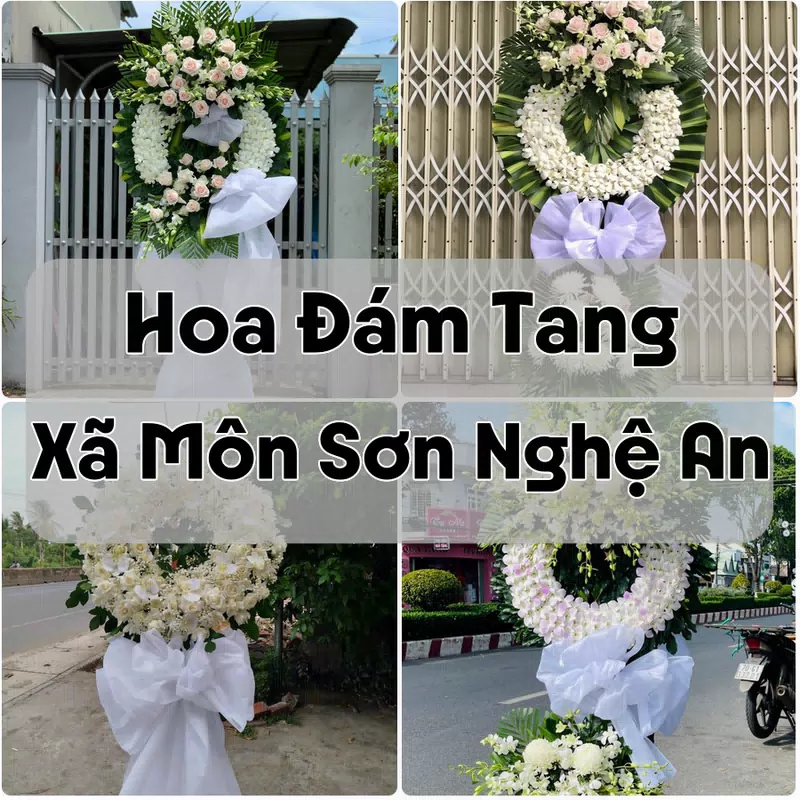 Đặt Hoa Đám Tang Xã Môn Sơn Nghệ An | Giao Tận Nơi