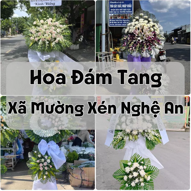 Đặt Hoa Đám Tang Xã Mường Xén Nghệ An | Đặt Hoa Viếng