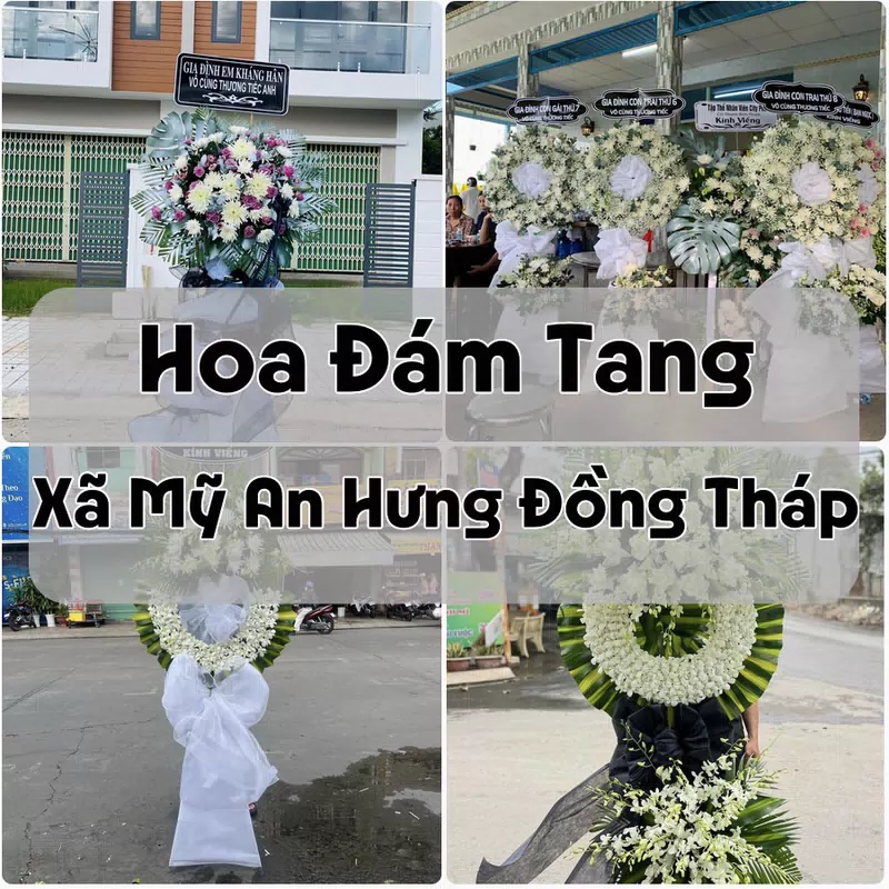 Đặt Hoa Đám Tang Xã Mỹ An Hưng Đồng Tháp | Hoa Chia Buồn