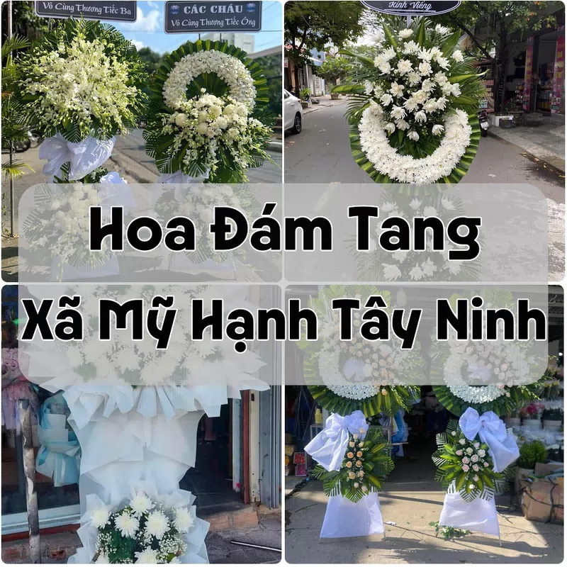 Đặt Hoa Đám Tang Xã Mỹ Hạnh Tây Ninh | Giao Hoa Nhanh