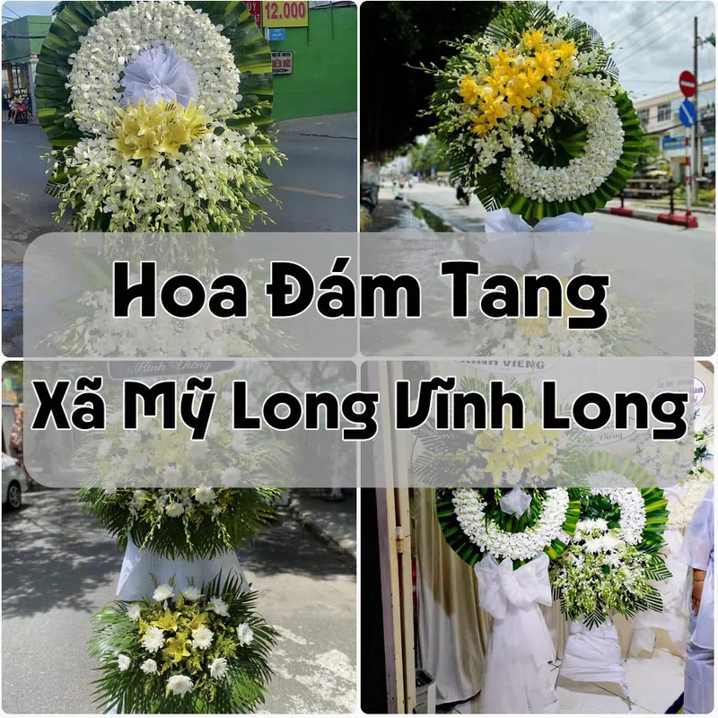 Đặt Hoa Đám Tang Xã Mỹ Long Vĩnh Long | Đặt Hoa Nhanh