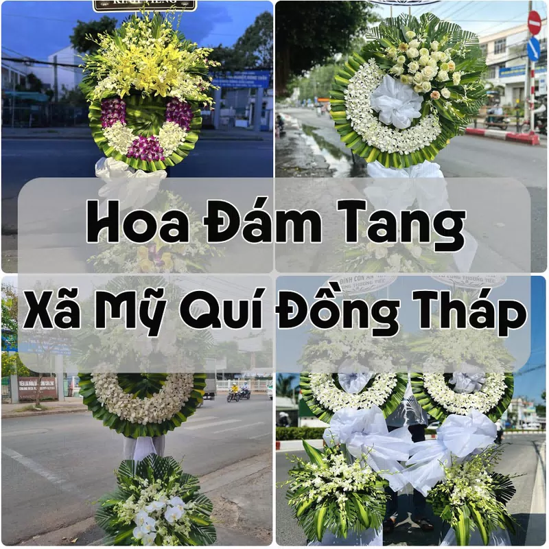 Đặt Hoa Đám Tang Xã Mỹ Quí Đồng Tháp | Hoa Tang Lễ