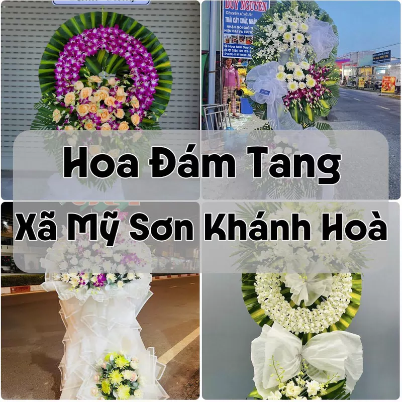 Đặt Hoa Đám Tang Xã Mỹ Sơn Khánh Hoà | Hoa Tang Lễ