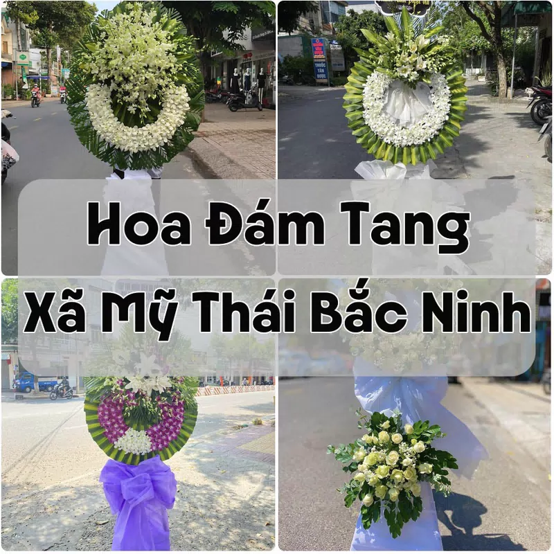Đặt Hoa Đám Tang Xã Mỹ Thái Bắc Ninh | Hoa Chia Buồn