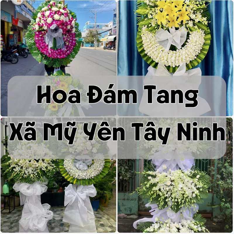 Đặt Hoa Đám Tang Xã Mỹ Yên Tây Ninh | Hoa Tang Lễ