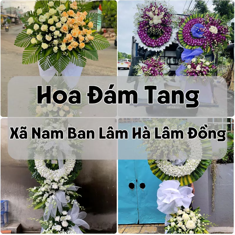 Đặt Hoa Đám Tang Xã Nam Ban Lâm Hà Lâm Đồng | Hoa Chia Buồn