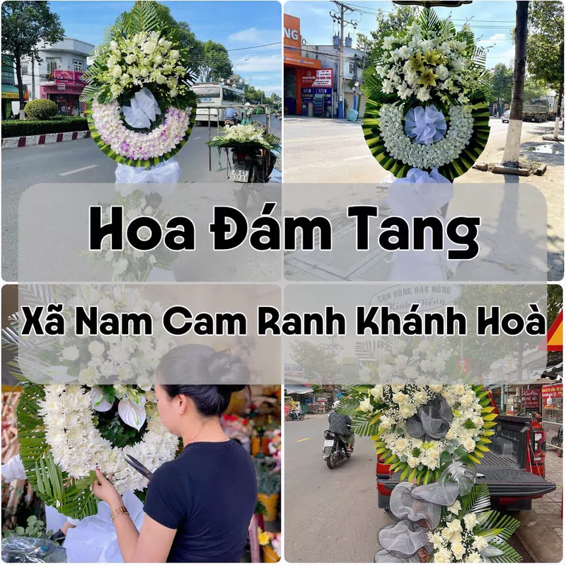 Đặt Hoa Đám Tang Xã Nam Cam Ranh Khánh Hoà | Giao Hoa Nhanh