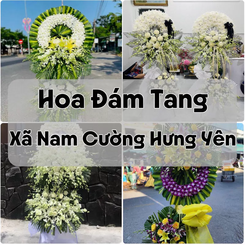 Đặt Hoa Đám Tang Xã Nam Cường Hưng Yên | Hoa Tang Lễ