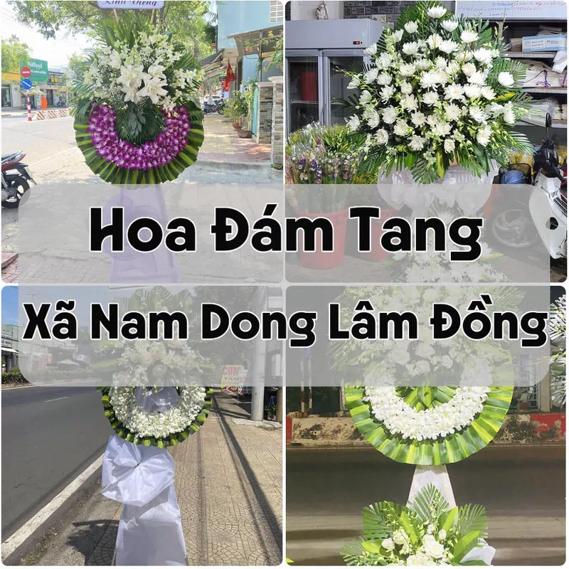 Đặt Hoa Đám Tang Xã Nam Dong Lâm Đồng | Hoa Chia Buồn