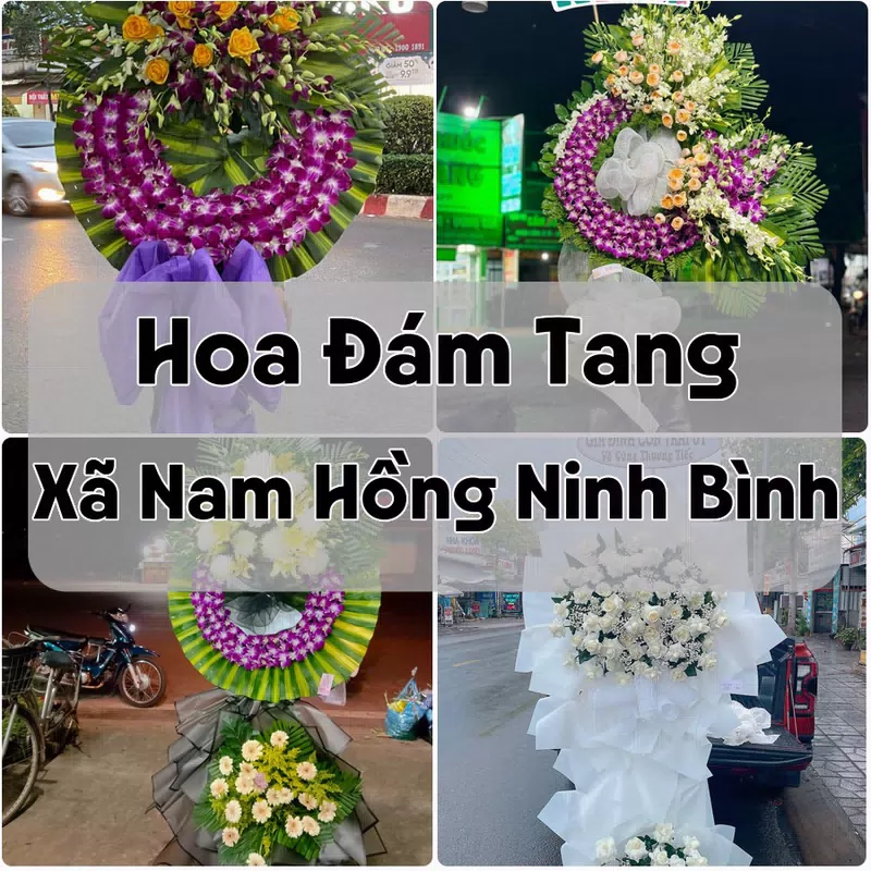 Đặt Hoa Đám Tang Xã Nam Hồng Ninh Bình | Hoa Tang Lễ