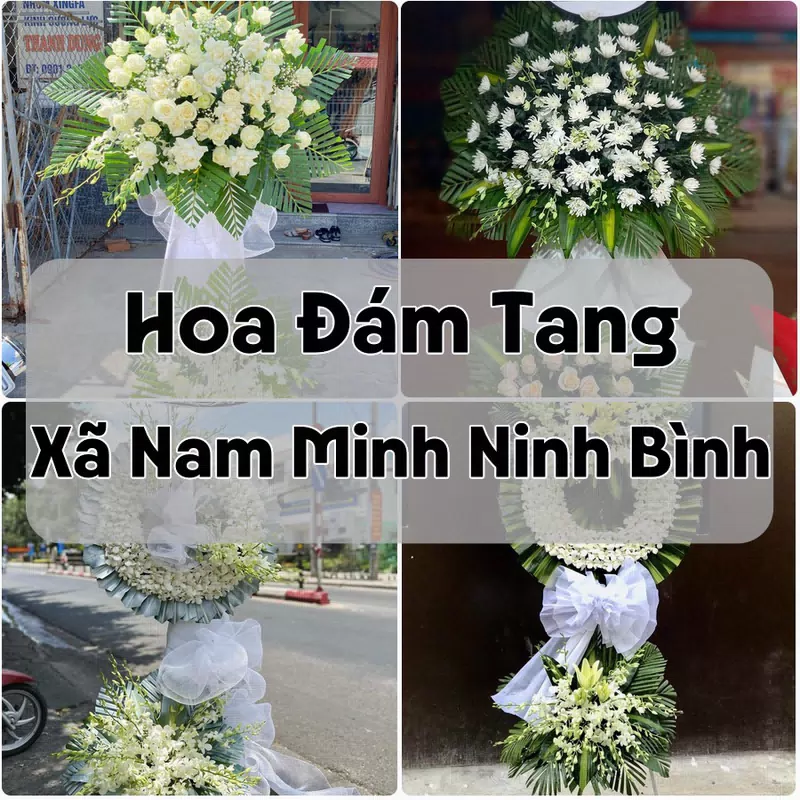 Đặt Hoa Đám Tang Xã Nam Minh Ninh Bình | Giao Tận Nơi