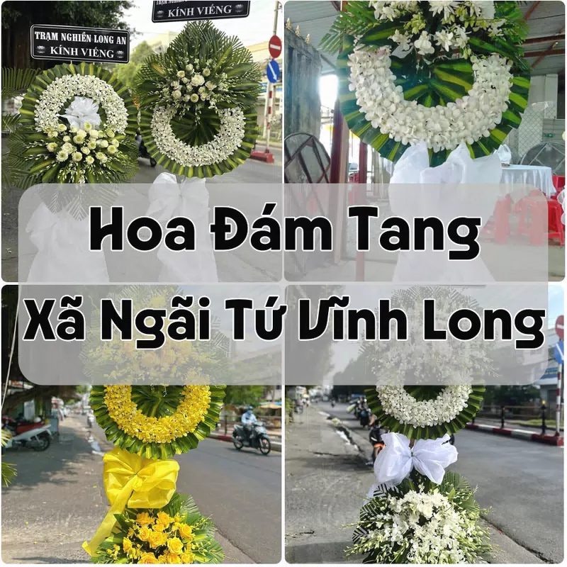 Đặt Hoa Đám Tang Xã Ngãi Tứ Vĩnh Long | Giao Tận Nơi