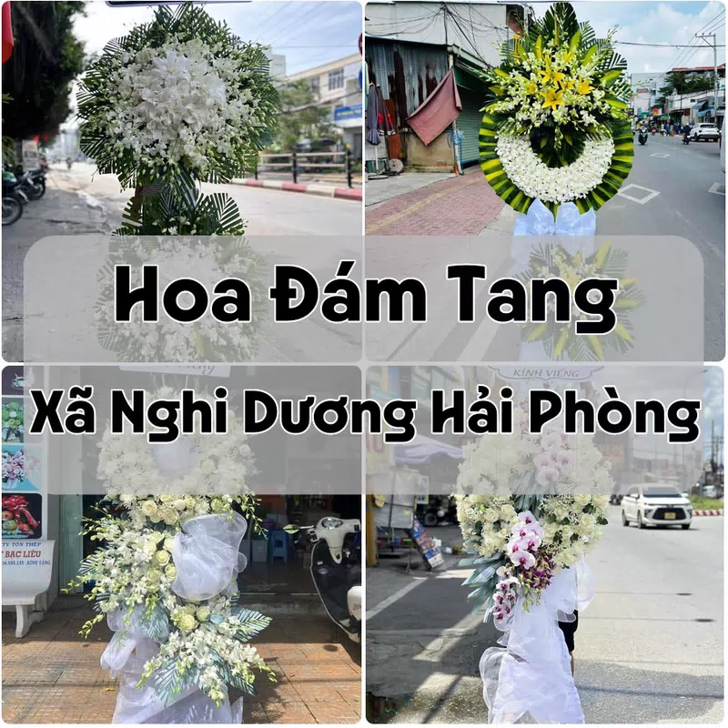 Đặt Hoa Đám Tang Xã Nghi Dương Hải Phòng | Đặt Hoa Viếng
