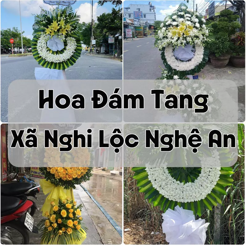 Đặt Hoa Đám Tang Xã Nghi Lộc Nghệ An | Hoa Tang Lễ