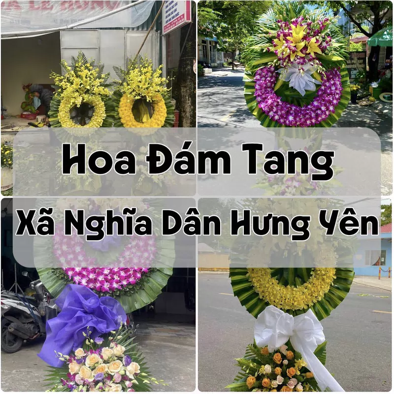 Đặt Hoa Đám Tang Xã Nghĩa Dân Hưng Yên | Hoa Chia Buồn