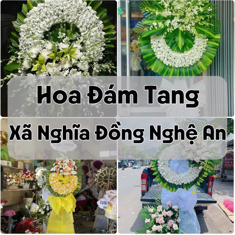 Đặt Hoa Đám Tang Xã Nghĩa Đồng Nghệ An | Hoa Tang Lễ