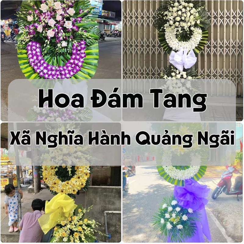 Đặt Hoa Đám Tang Xã Nghĩa Hành Quảng Ngãi | Hoa Chia Buồn